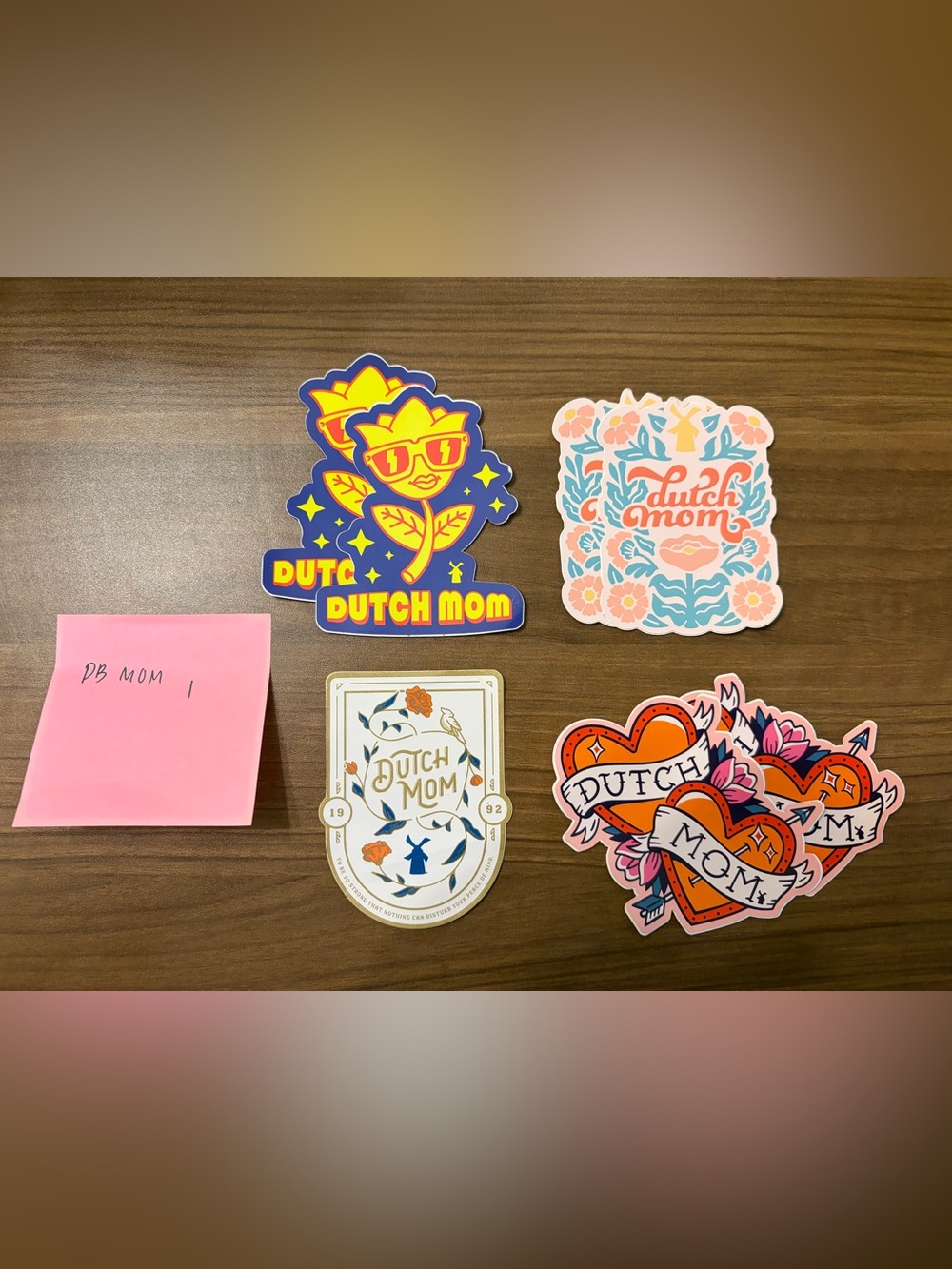 Dutch Bros Mom Stickers